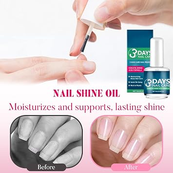 3 Days Nail Care Oil with Keratin,2026 New Nail Strengthener Polish,Fast Strengthening & Hydrating for Dry, Weak & Fragile Nails,Strengthen & Hydrate Nails (2, a)
