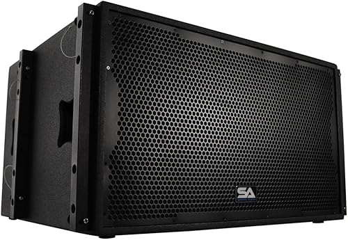 Seismic Audio SALA-215S Premium Pasivo 2 x 15 Subwoofer de matriz de líneas PA/DJ Banda Sonido en vivo