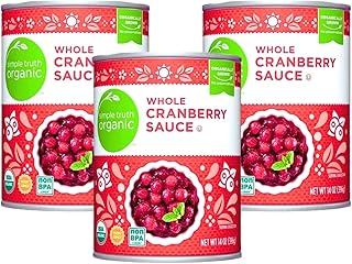 Whole Cranberry Sauce, Canned, 14 oz, Pack of 3