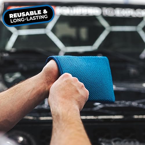 Miniatura 7 de The Rag Company - Manopla de descontaminación ultra arcilla fácil de usar limpieza y liberación efectiva de contaminantes de pintura aumenta la