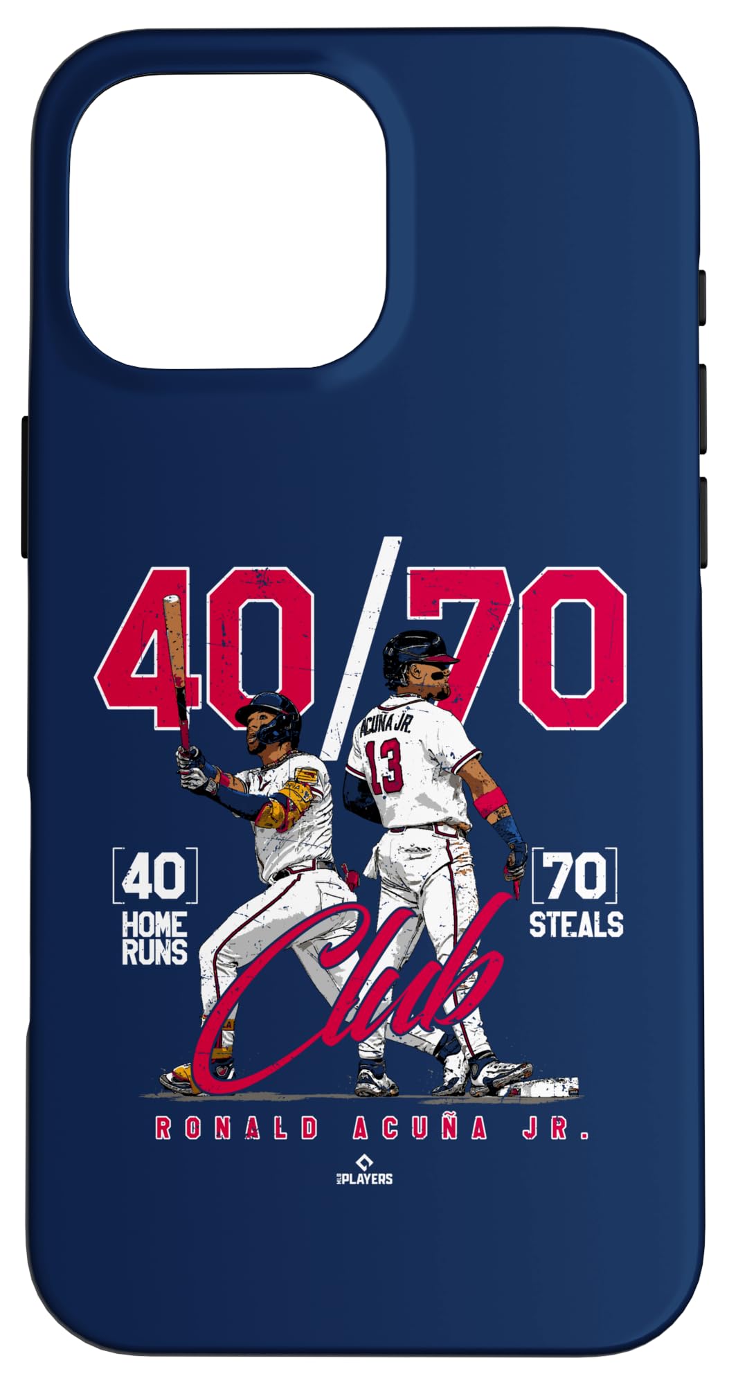40-70 Club Ronald Acuna Jr Atlanta MLBPA Case for iPhone 16 Pro Max