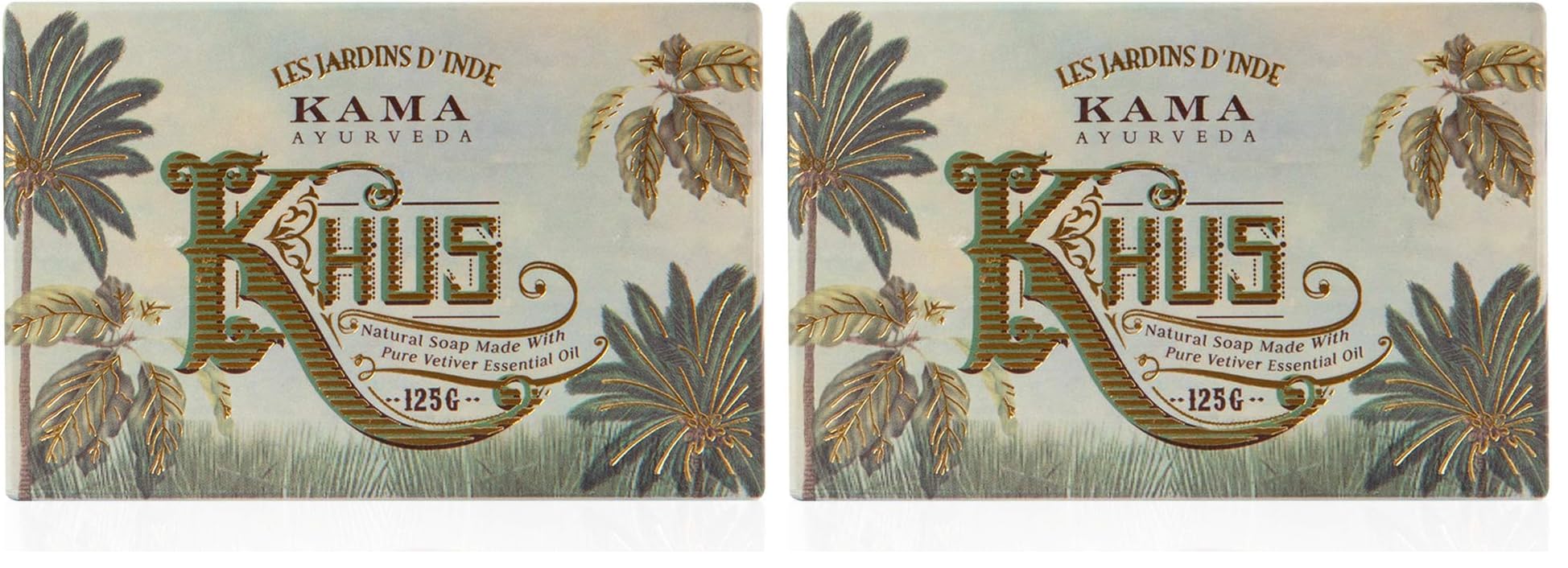 Kama Ayurveda Organic Khus Soap 100% Organic and Cold Pressed, 125g (Pack of 2)-picture-28