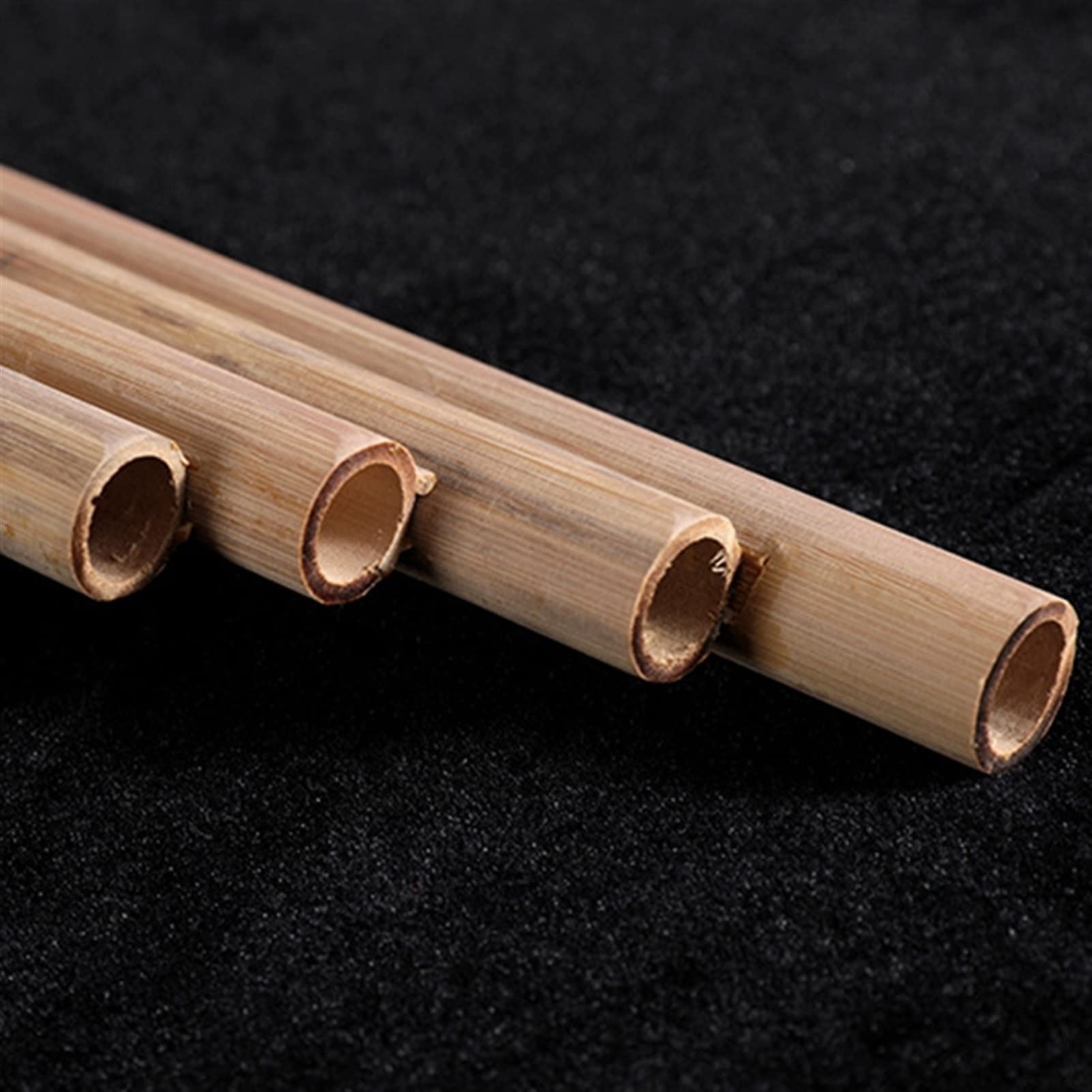 TSTS Flauta Pan Estudiantes Instrumento De Viento De Viento Hecho A Mano Flute 15 Tubos De Bambú Natural Panpipe G PanPipe