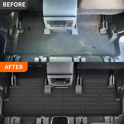 Miniatura 8 de powoq Alfombrilla de carga compatible con Nissan Pathfinder 2022 2023 2024 con alfombrilla de respaldo, revestimiento de carga TPE de repuesto para