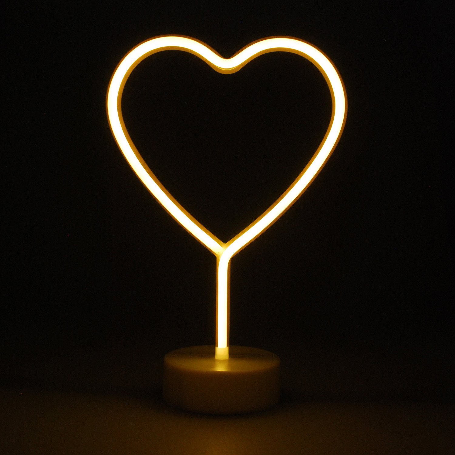 simpa Neon Heart Light - LED - Warm White