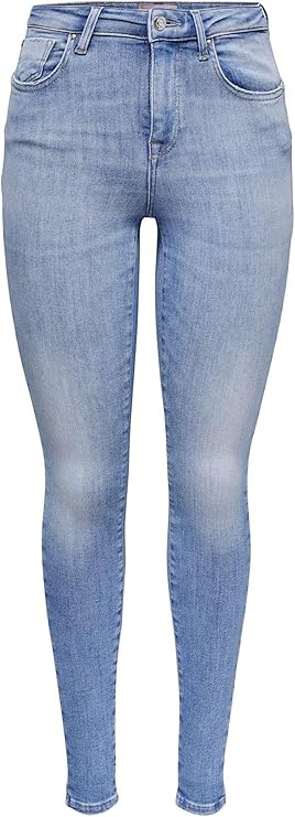 ONLY Onlpower Life Mid Push Up SK Rea934 Noos - Jeans Mujer