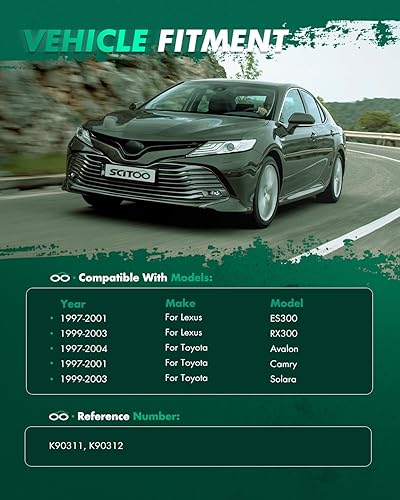 Miniatura 2 de SCITOO Estabilizador delantero de barra estabilizadora para Toyota Avalon 1997-2001 para Toyota Camry 1997-2004 para Toyota Avalon 1999-2003 para