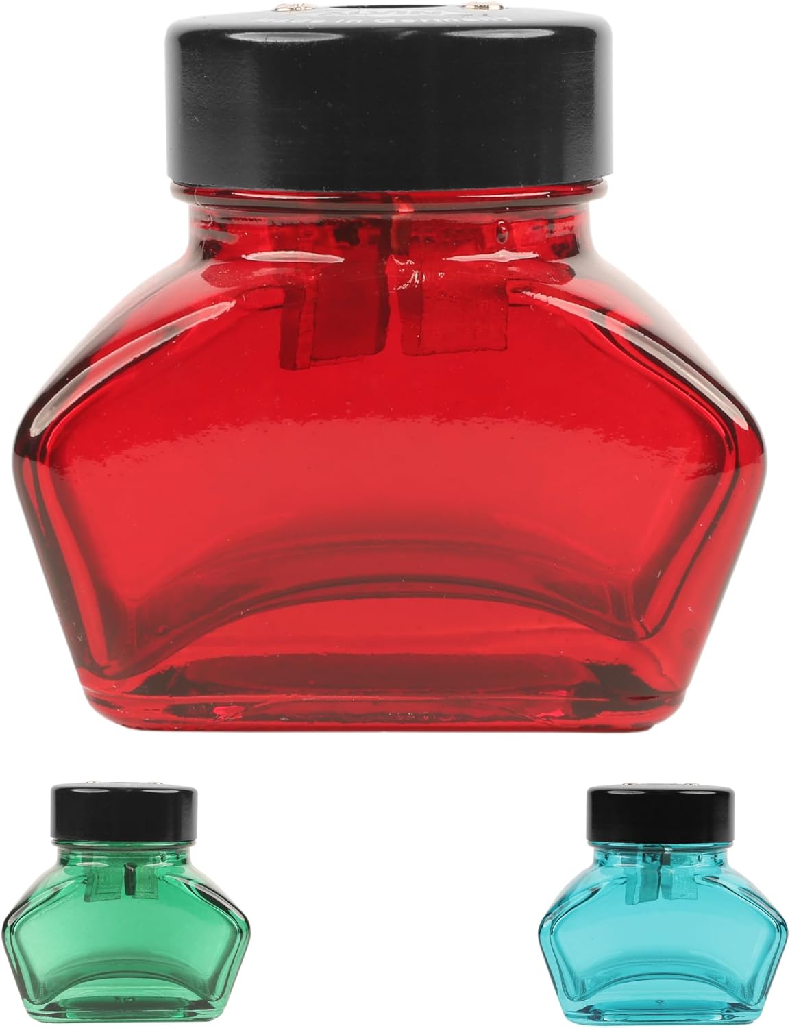 ALVIN DUX Glass Inkwell Sharpener/Single Green