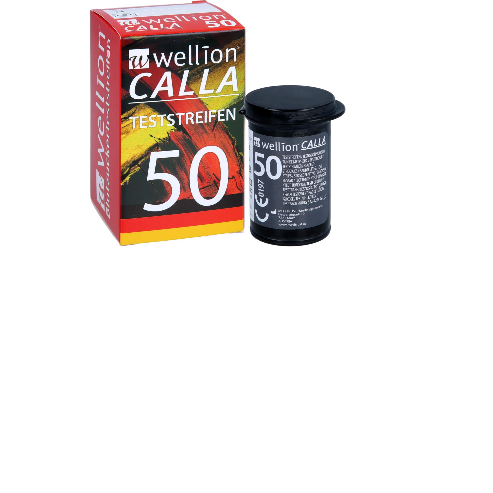 Wellion Calla Blutzuckerteststreifen
