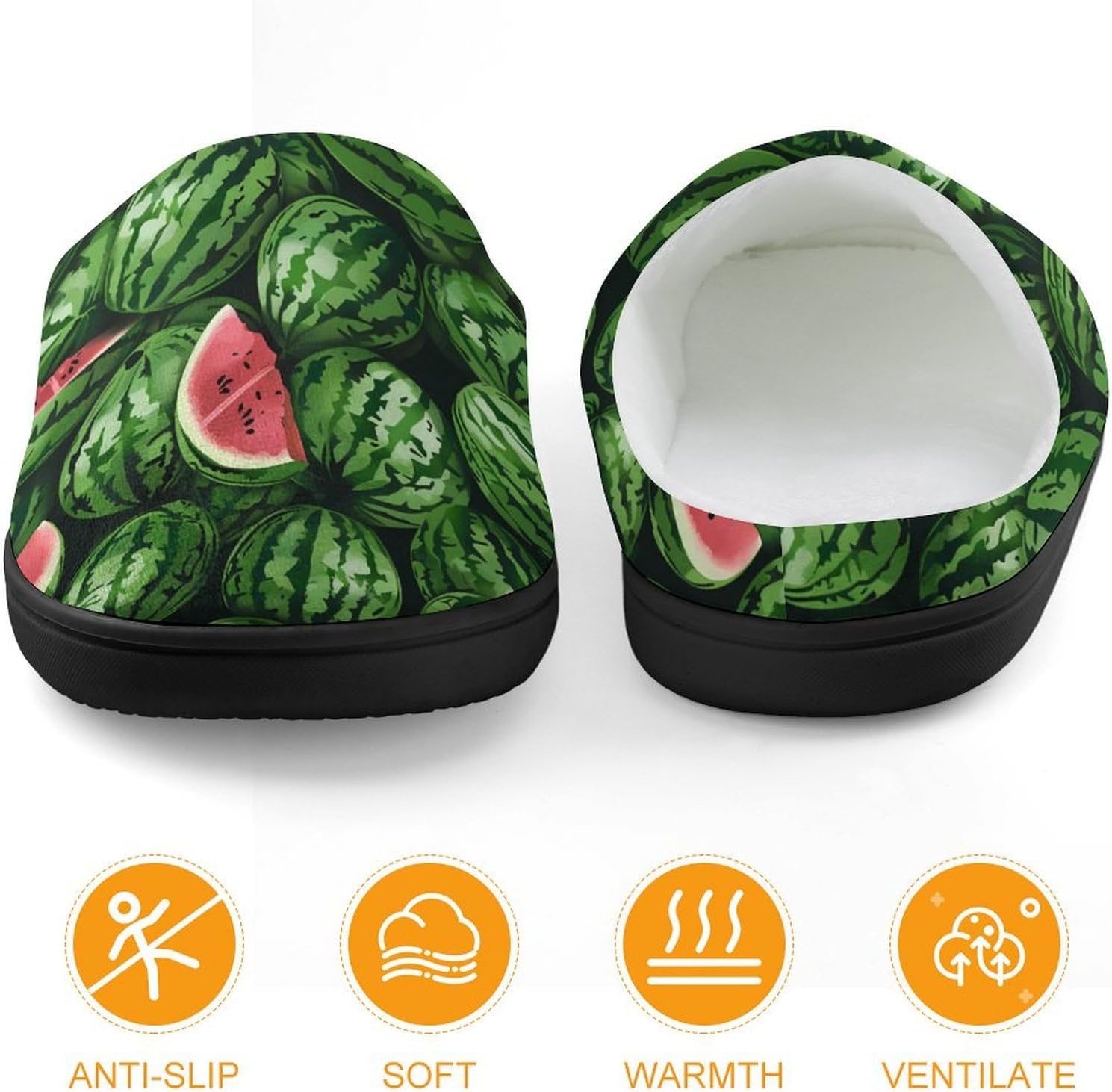 Watermelon Cute Cotton Slippers Anti-slip House Shoe Slipper Indoor Outdoor