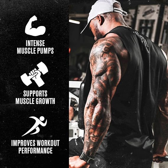 Jacked Factory Nitrosurge Pre-Workout in Black Cherry & N.O. XT Nitric Oxide Booster for Men & Women