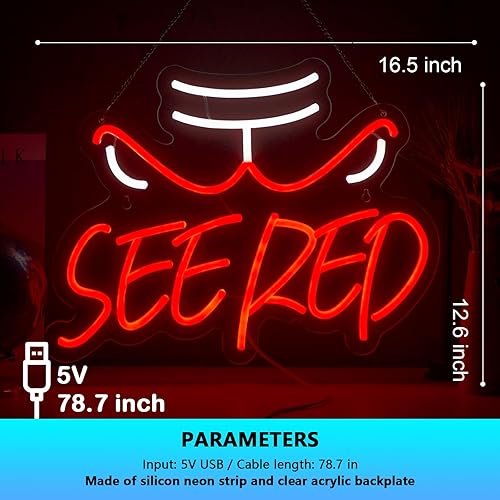 Miniatura 5 de Letrero de neón de baloncesto Bulls con eslogan de equipo para decoración de pared, ver luces LED de neón regulables por USB rojo para cerveza, bar,