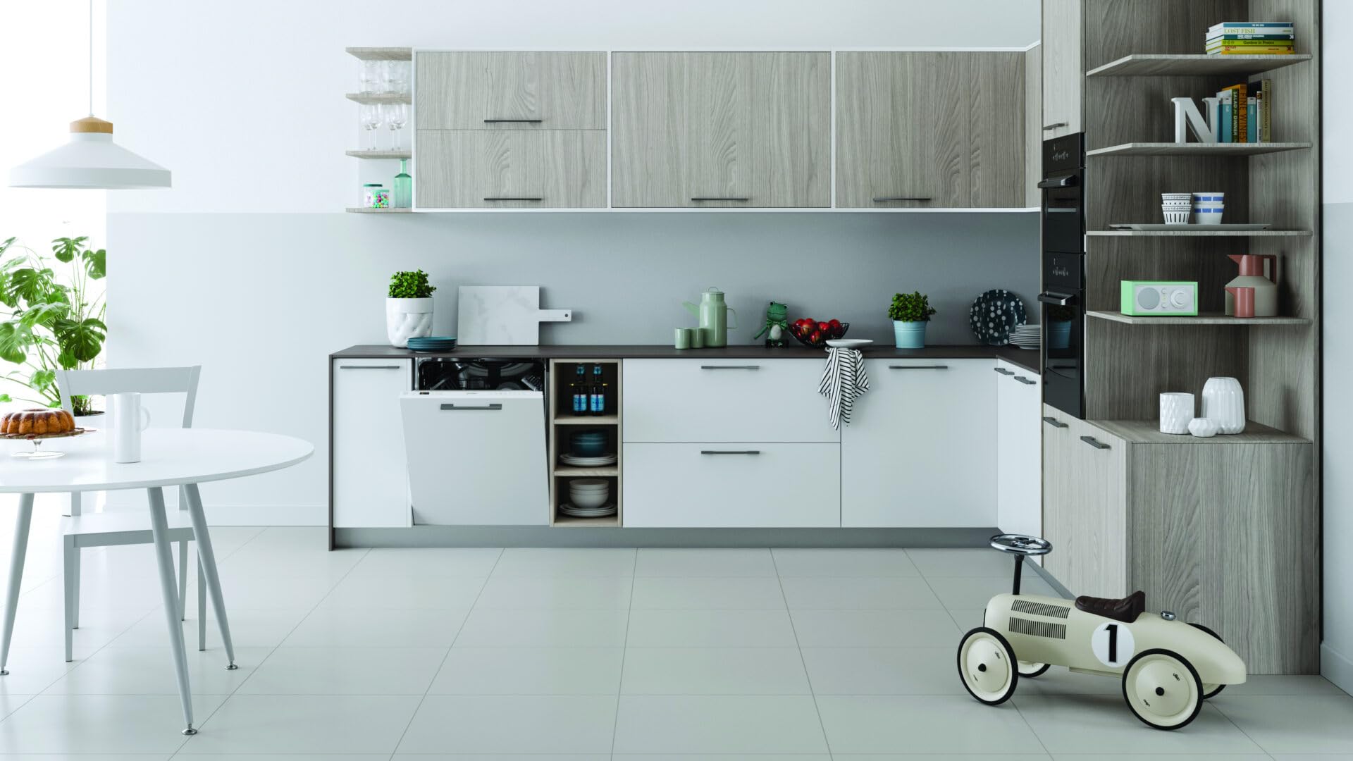 Lavastoviglie A Incasso I3ID534A A Scomparsa Totale, 60 Cm, 14 Coperti, 8 Programmi, 44 dB, Partenza Ritardata, Classe D