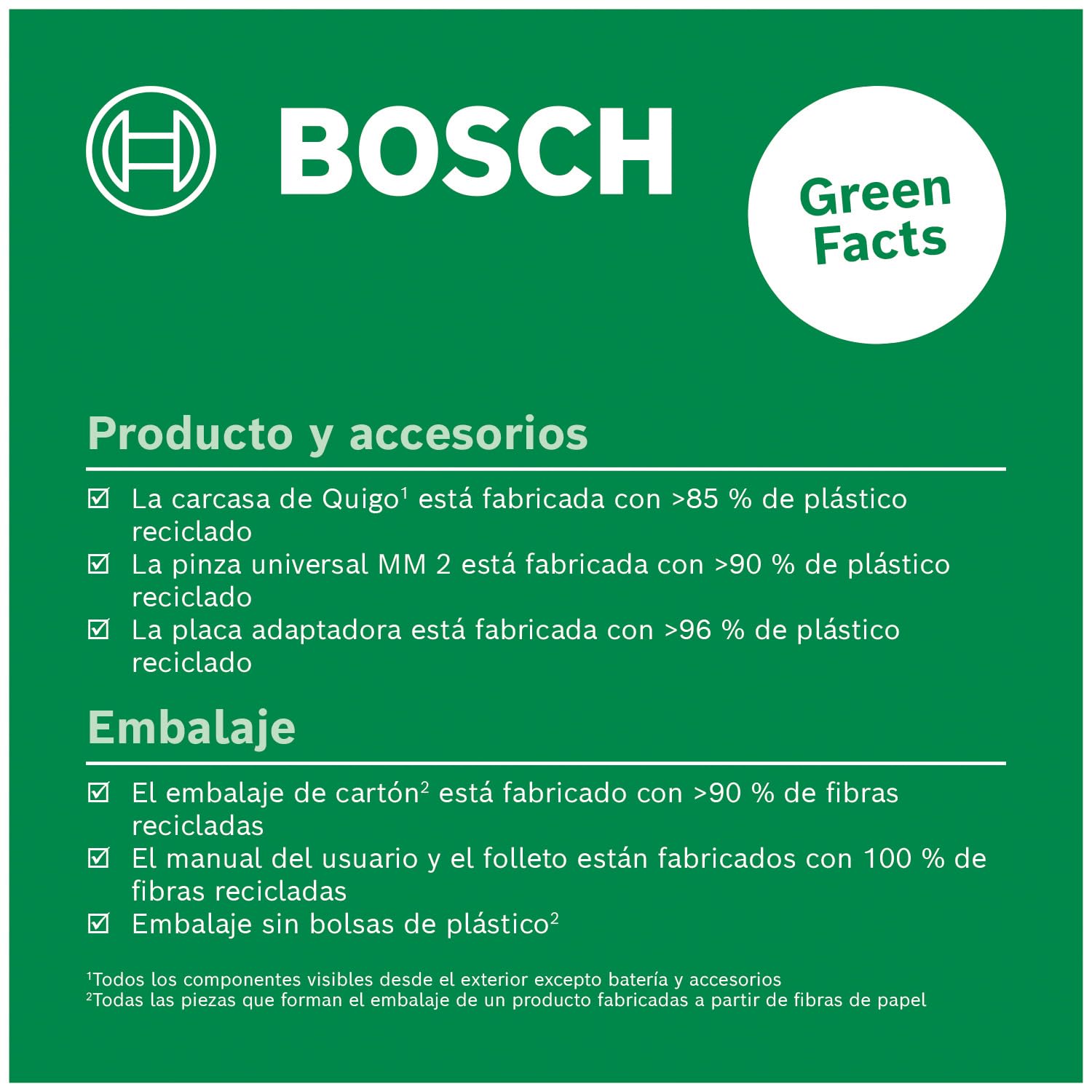 Bosch láser de líneas cruzadas Quigo con abrazadera universal MM 2 (alineación fácil y precisa con posicionamiento flexible gracias a la abrazadera universal, en caja para e-commerce)