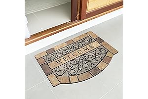 Durable Welcome Door Mats Outdoor With Non-Slip Rubber Backing