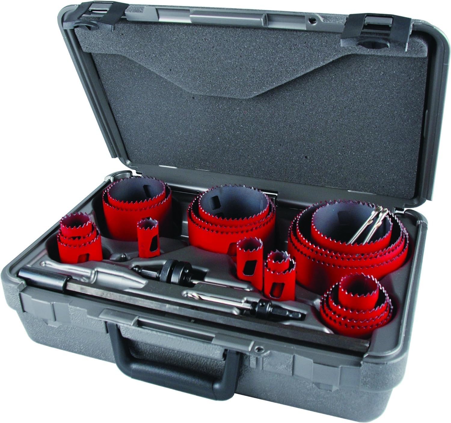 Morse MHS23M, 25 Piece, Industrial Bimetal Hole Saw Kit, 1 Kit