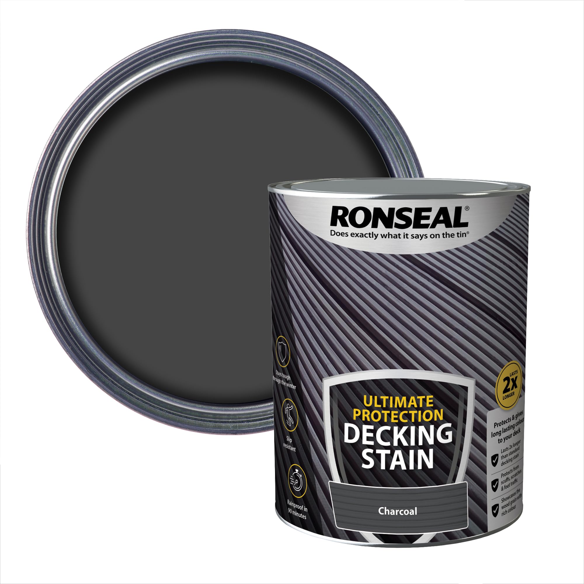Ultimate Protection Decking Stain Charcoal 5L