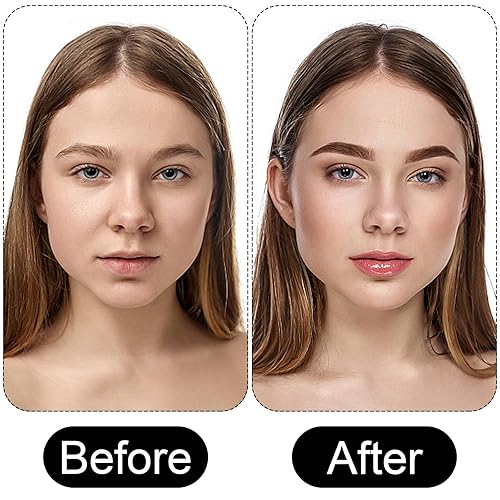 Miniatura 5 de Jutqut Paleta de contorno mate, paleta de polvo de contorno gris para piel clara y clara, paleta de contornos de maquillaje bronceador facial de