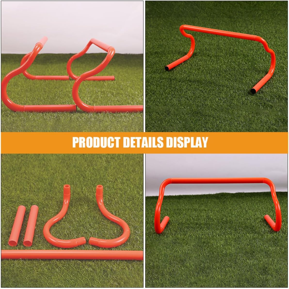 3pcs Adjustable Speed Hurdles for Agility Training Lightweight Portable Hurdles for Athletes and Sports Activities Like Soccer Basketball and Football