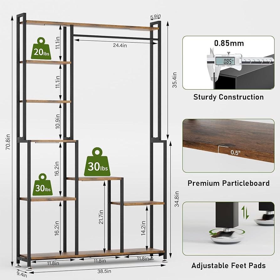 Amazon.com: CODACE Plant Stand Indoor with Grow Light - 71