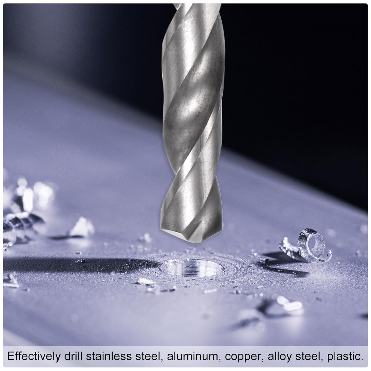 uxcell Solid Carbide Drill Bit, 13mm (0.512") YG6X/C3 Micro-Grain Tungsten Carbide Short Twist Drill Bits Straight Shank for Drilling Stainless Steel Aluminum Metal Plastic
