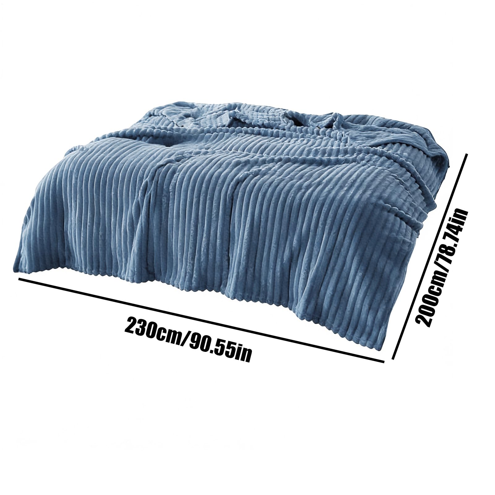 Manta De Sofá Felpa Confortable Gruesa Y De Tacto Suave | Mantas de Felpa de 200 por 230 Centímetros Para Sofá Sillón Cocina Dormitorio Silla Coche Cama Mujeres Hombres y Niño