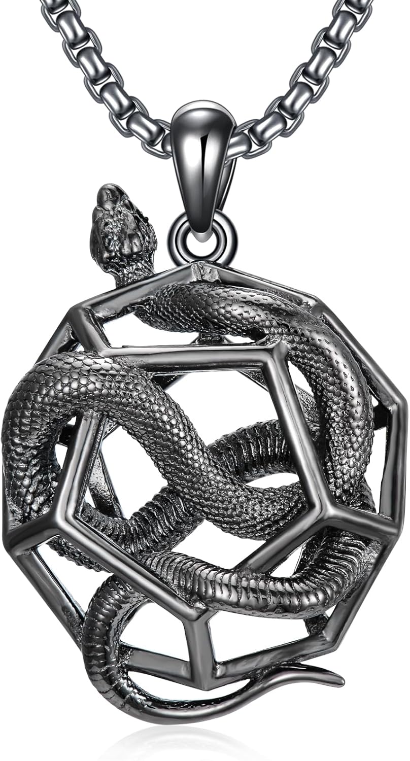 Halloween Necklaces for Women 925 Sterling Silver Skull/Cat/Moth/Voodoo Doll Witches Heart Necklace with Obsidian Gothic Jewelry Gifts