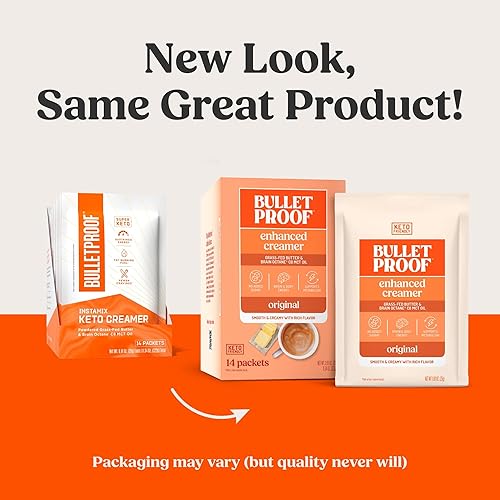 Miniatura 11 de Bulletproof Crema de vainilla francesa, 14.8 onzas, crema de café Keto con aceite MCT y mantequilla alimentada con pasto