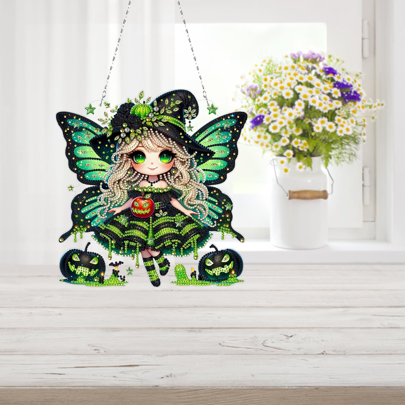 Amiiba Diamond Painting Hanging Kits Butterfly Girl
