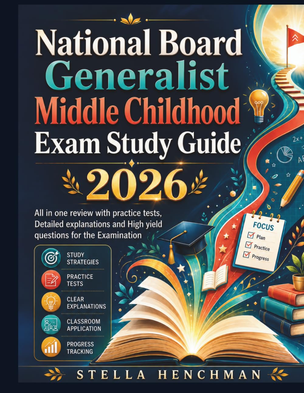 National Board Generalist Middle Childhood Exam Study Guide 2026: All in one review with practice tests, Detailed explanations and High yield questions for the Examination