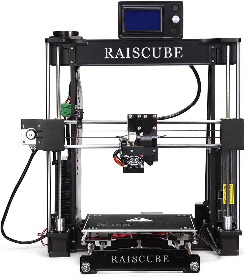 Lmystar 3D Printer,RAISCUBE A8R 3D Printer Kits Desktop DIY 3D Printing Machine Full Aluminum Printing Size 210 x 210 x 225 mm - Black
