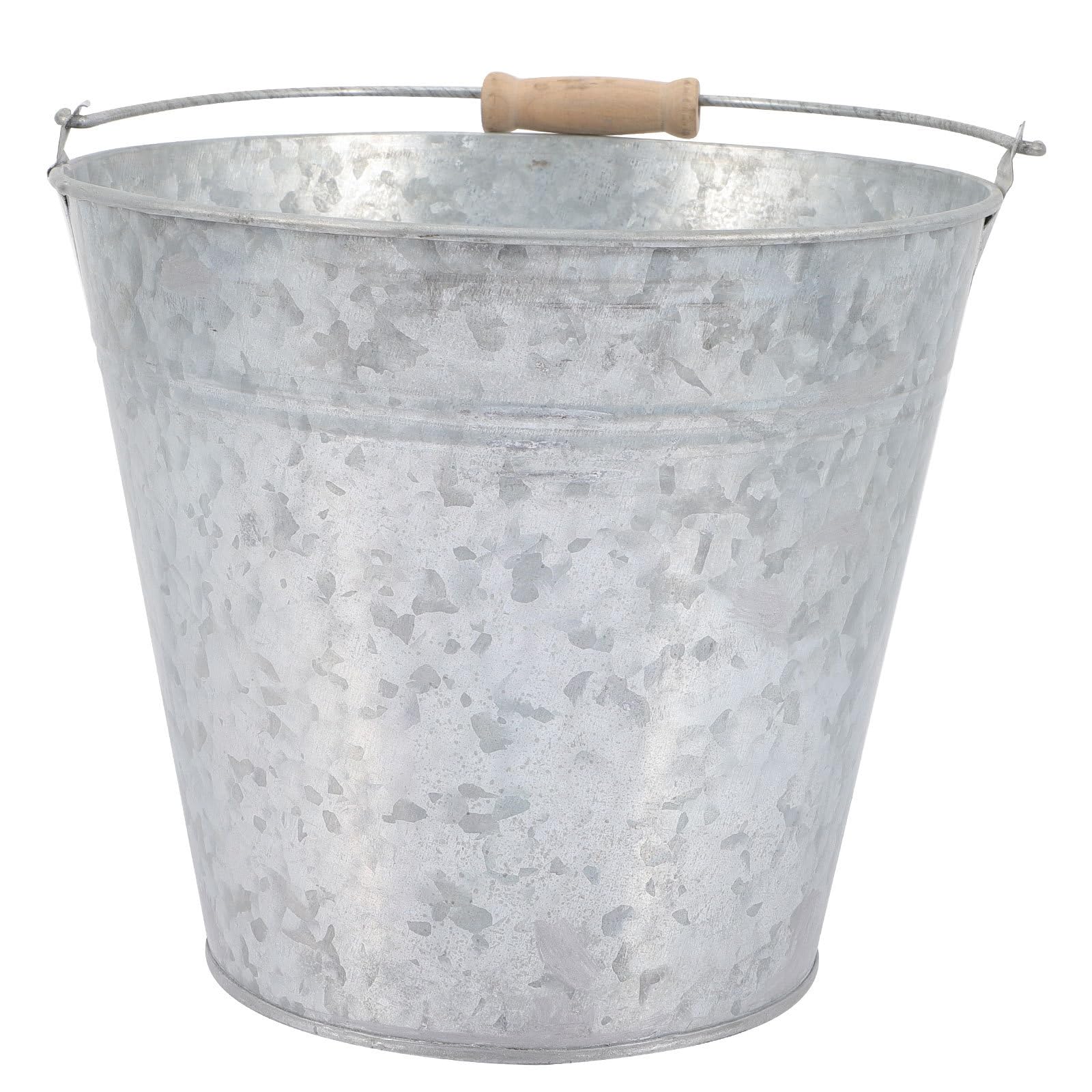 Seau de jardin en fer pour plantation en exterieur et pots de fleurs de balcon