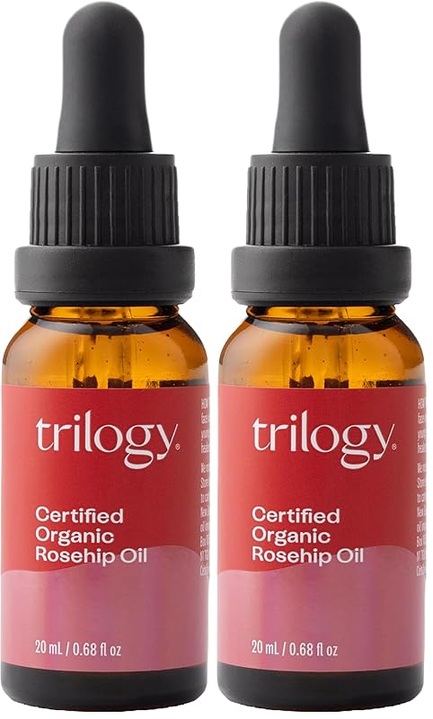 Trilogy Óleo facial de rosa-mosqueta orgânico, Pacote com 2