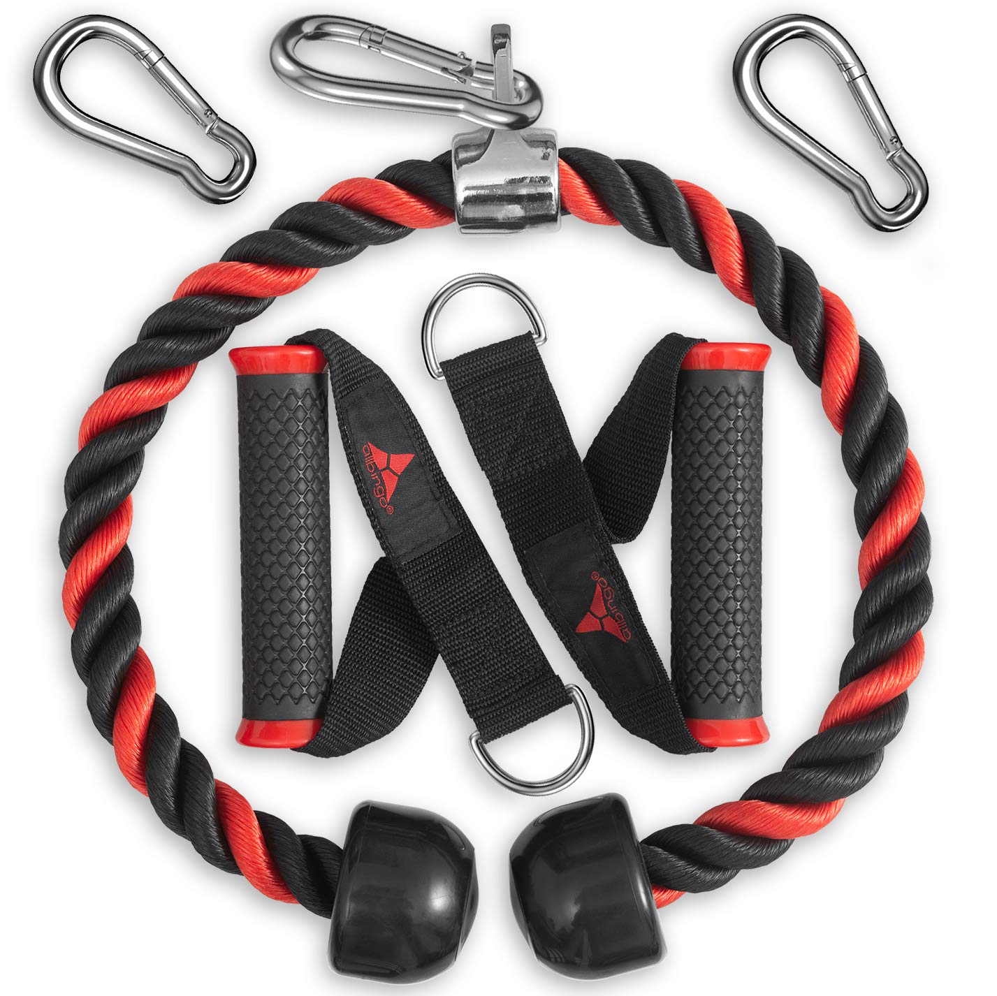 Buy allbingo Ultimate Tricep Pull Down Rope Cable Machine Attachment