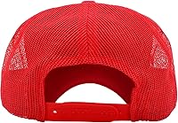 Vista 56 de KBETHOS® Gorra de béisbol de algodón ajustable de algodón con corona baja clásica Pigmento rojo teñido