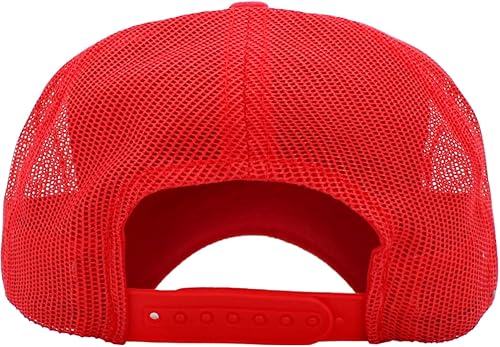 Miniatura 56 de KBETHOS® Gorra de béisbol de algodón ajustable de algodón con corona baja clásica Pigmento rojo teñido
