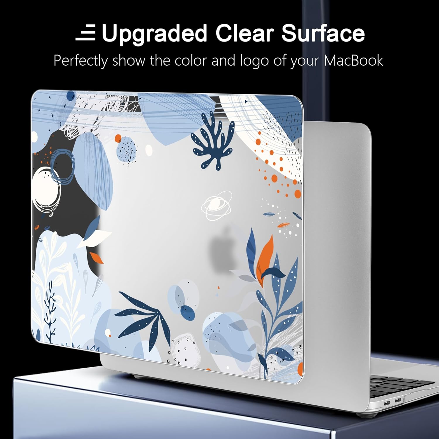 Case for MacBook Pro 13 inch 2022 2020 Released A2338 M2 M1 Chip/A2251/A2289, Laptop Hard Shell Case with Keyboard Cover & Screen Film & OTG Adapter & 2 Webcam Covers, Geometric Floral