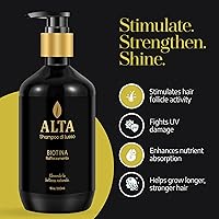 Vista 7 de All Goods Alta Strengthening Biotin + Caffeine Shampoo 10oz – DHT Blocker Formula para la pérdida y adelgazamiento del cabello – Champú espesante