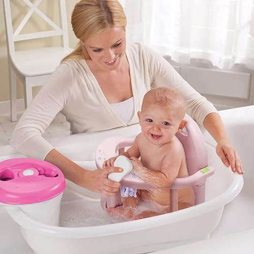 Miniatura 2 de Asiento de baño para bebé recién nacido, silla de baño antideslizante para tina, sillas de baby shower de forma bonita para sentarse en la bañera,