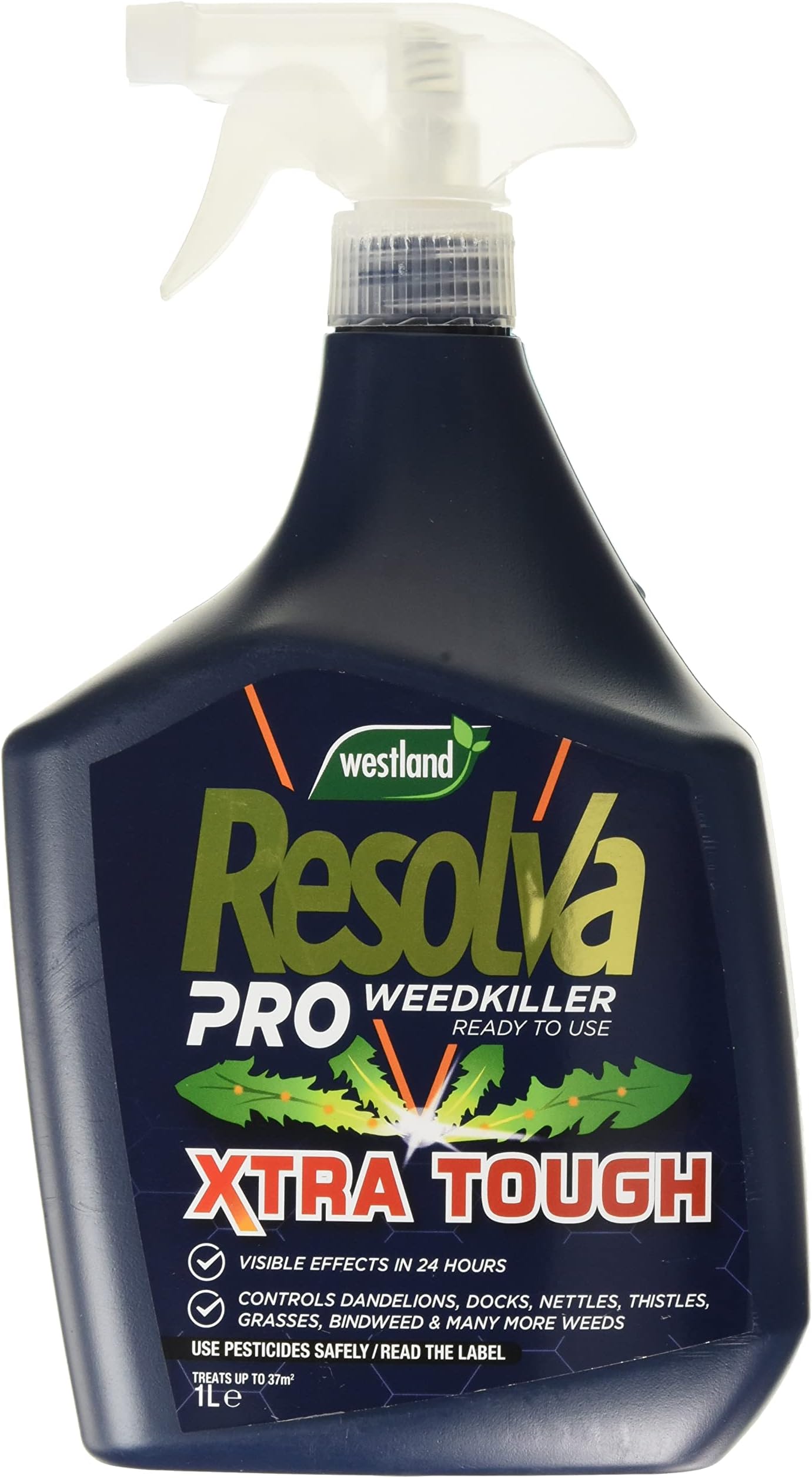 Resolva 20300382 Pro Ready To Use Weed Killer, 1 Litre, Transparent Packaging May Vary