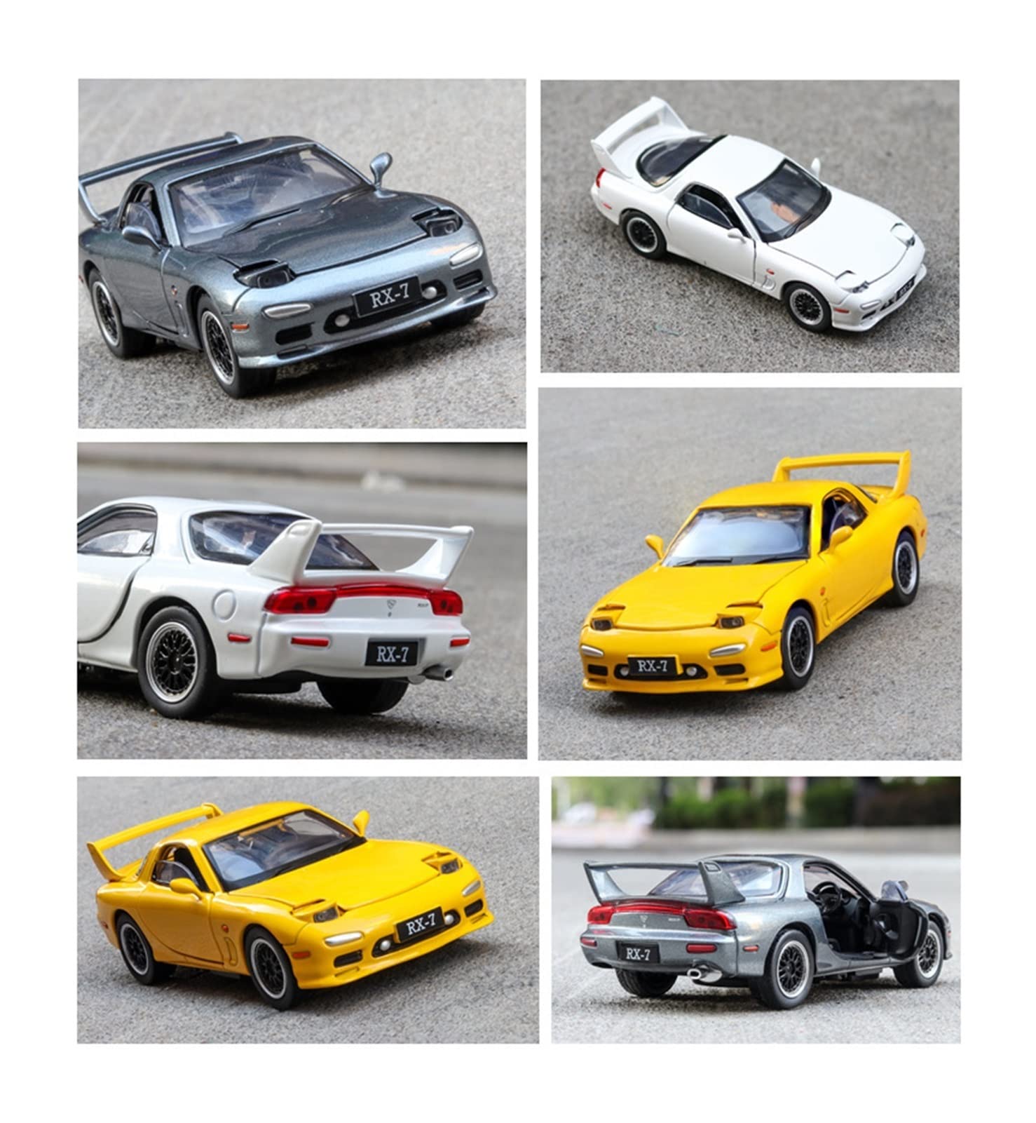 ミニカー　RX-7   スポーツカー　見本 1/64スケール Tarmac Works「マツダ RX-7 [FD3S] 