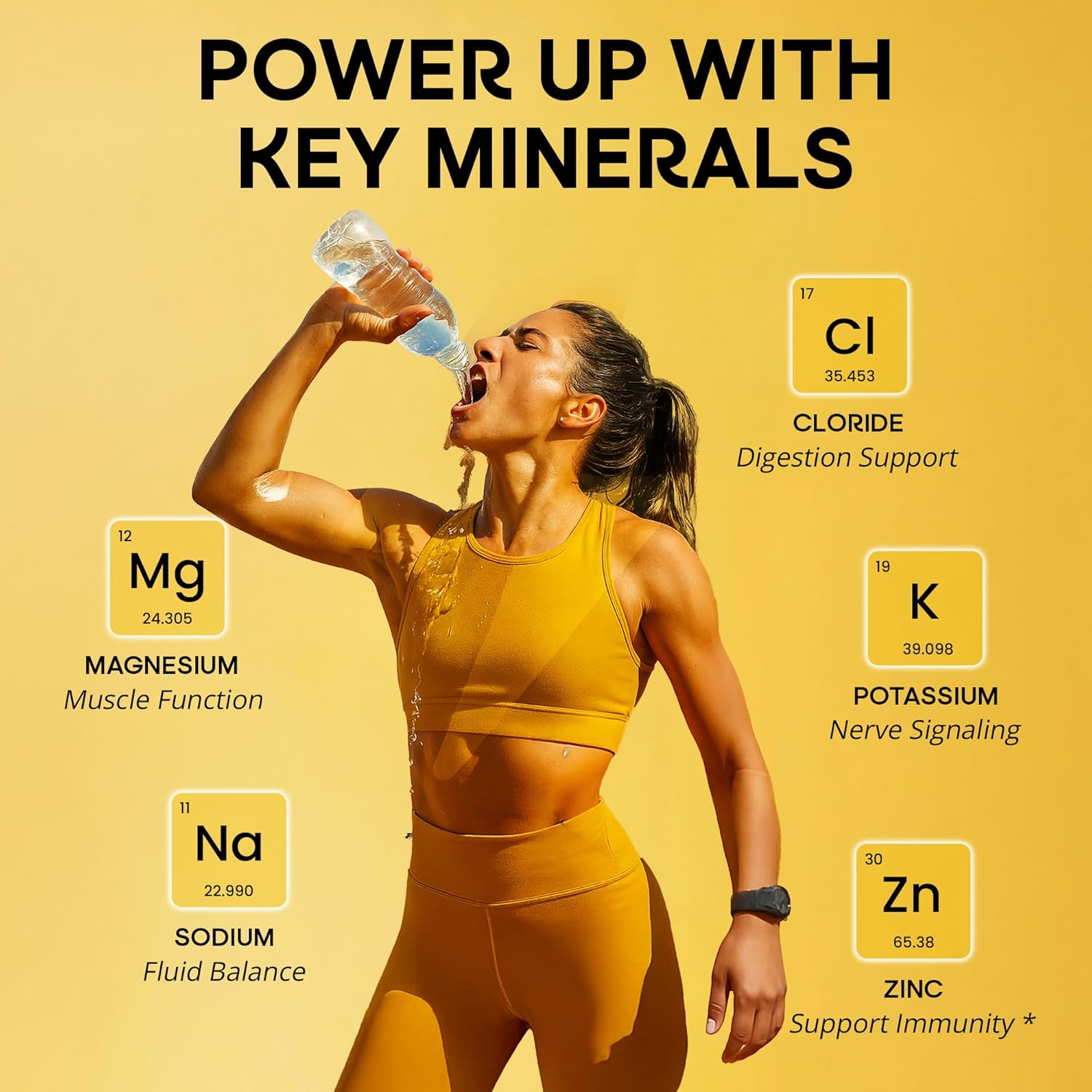 LyteShow - Electrolyte Drops for Rapid Rehydration + Digestion + Brain + Energy + Immunity | No Sugar | Trace Minerals | Unflavored, Subtle Mineral Taste - 40 Servings (Magnesium, Potassium, Zinc)