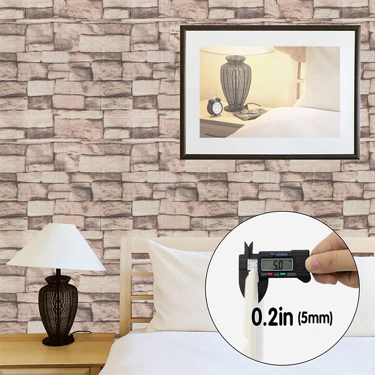 Samoprzylepne panele ścienne 3D, 10 sztuk, o wyglądzie kamienia, 35 x 38 cm, wodoszczelna tapeta ścienna, wzór cegły, tapeta ścienna, do salonu, sypialni, kuchni, łazienki (kolor skały)