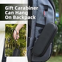 Vista 3 de Estuche de transporte para DJI OSMO Pocket 3, Bolso protector pequeño de nylon portátil, bolsa dura para Xtra Muse, Pocket 3 con accesorios