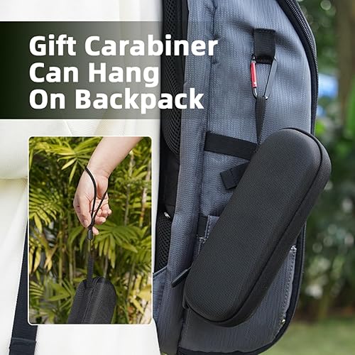 Miniatura 3 de Estuche de transporte para DJI OSMO Pocket 3, almacenamiento de nailon portátil pequeño protector bolsa dura para Xtra Muse, bolsillo 3 protector