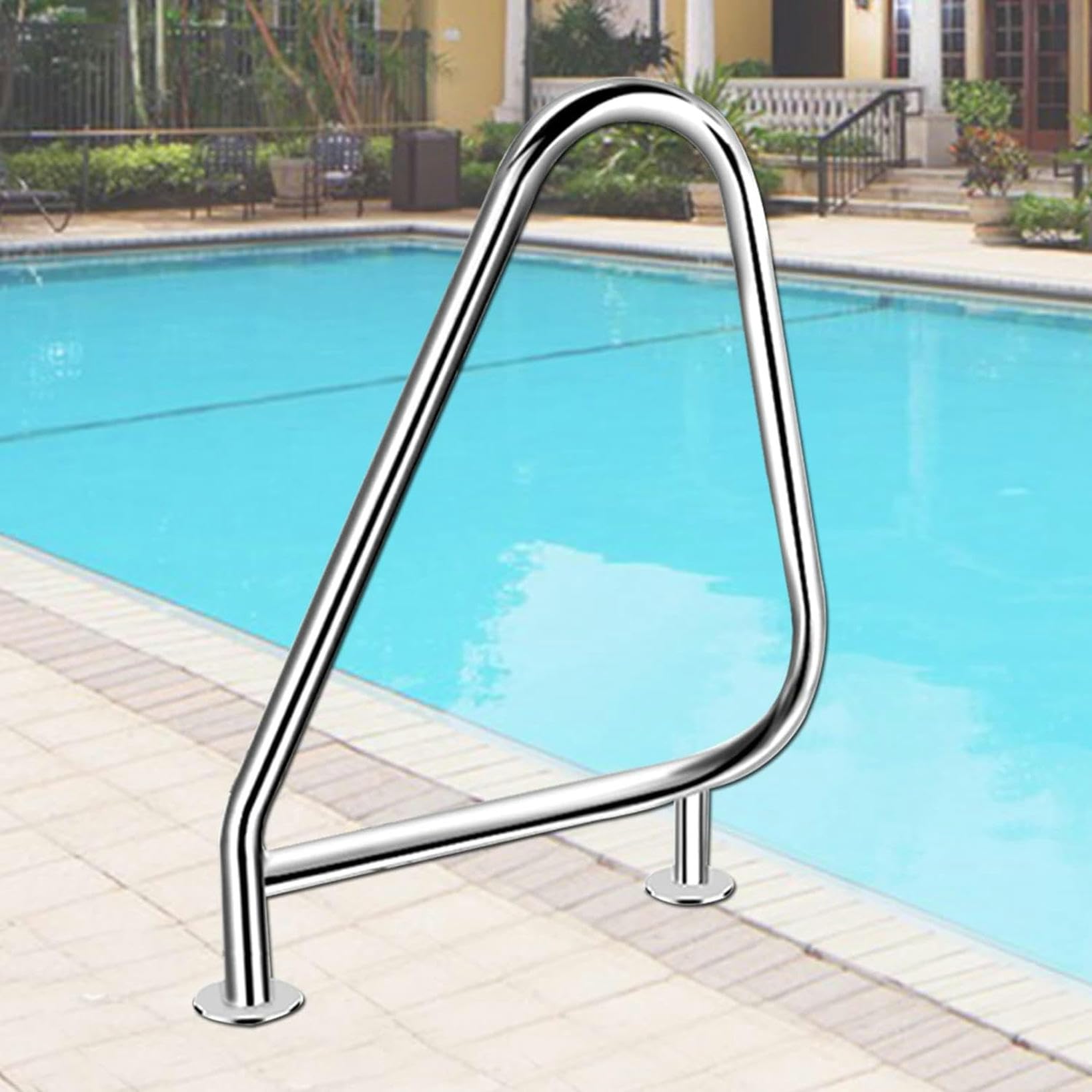 Rampe de piscine à montage facile pour baignade résidentielle sécurisée