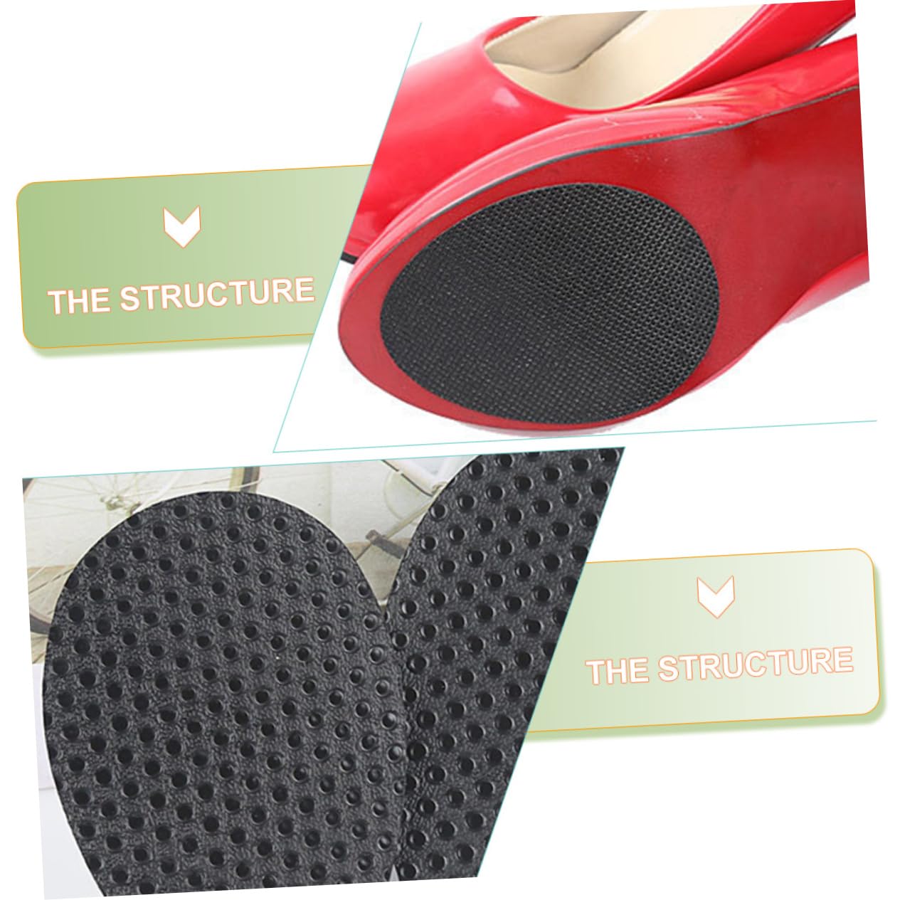 40paare Rutschfeste Schuhsohlen Schutz Pads Für High Heels Anti-skid Anti-rutsch Aufkleber Für Schuhe Langlebig Und Einfach Zu Verwenden Mit Punktmuster