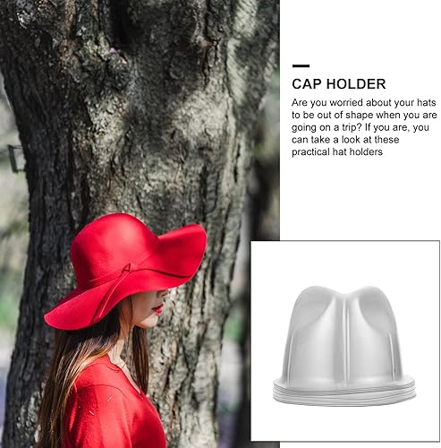 Miniatura 6 de GALPADA Soporte de mesa para sombrero, soporte de exhibición para sombrero superior, soporte para pelucas, 10 unidades, 22.4 in, soporte para casco
