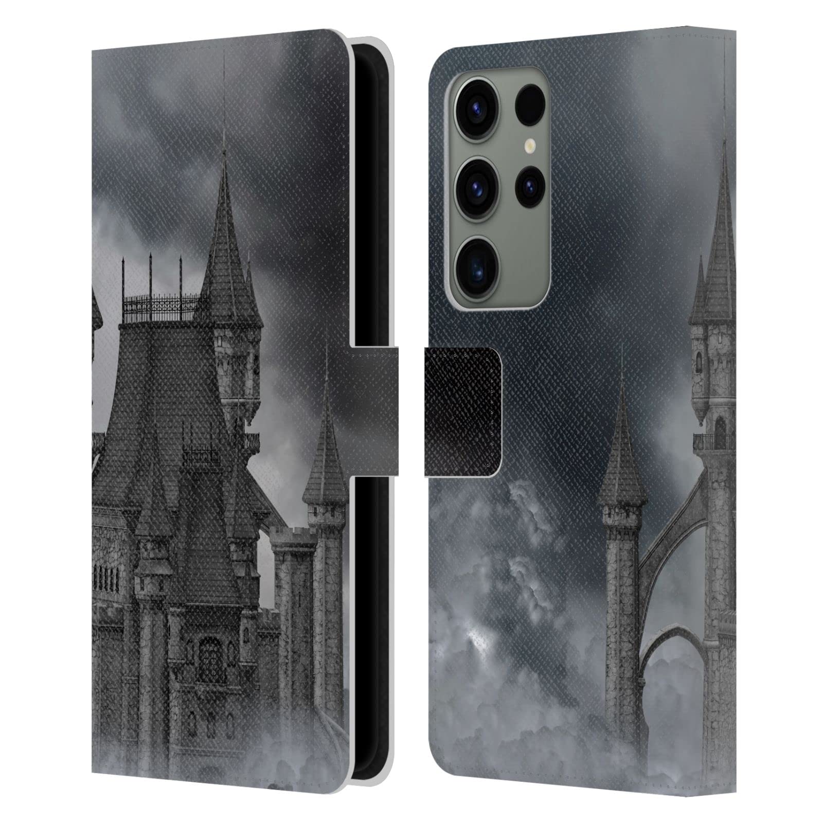 Funda Libro Samsung S23 Ultra 5G Castillo Oscuro Simone Gatterwe para el Día a Día 7