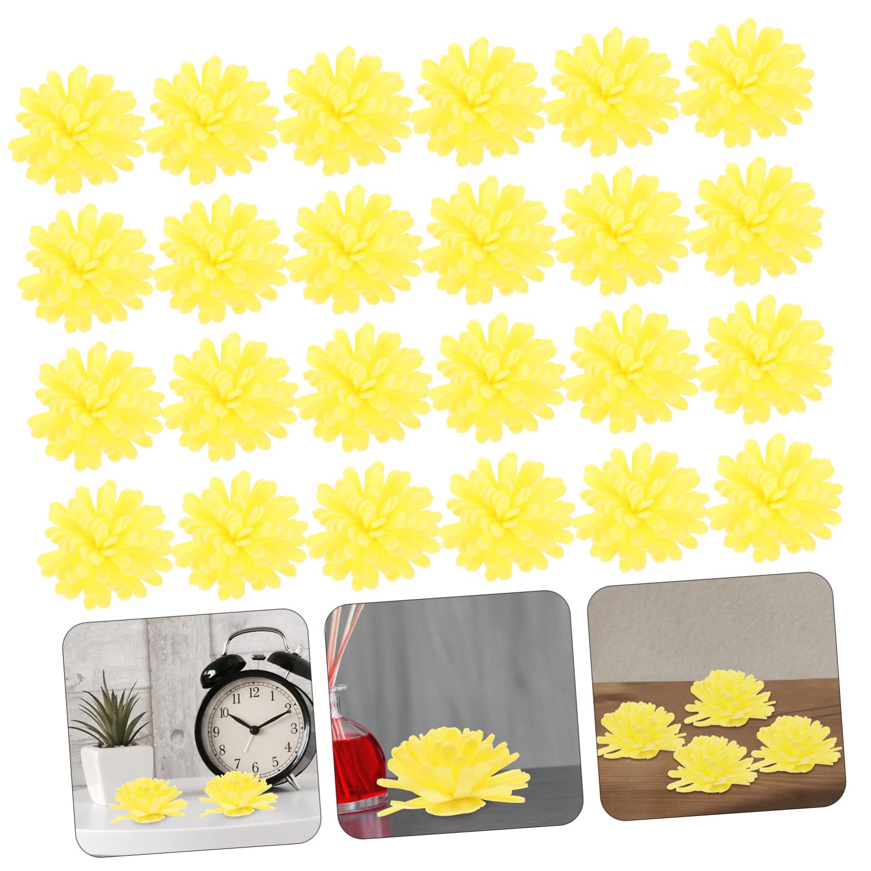Alipis 300stücke Künstliche Blumen Diffusoren Duftblumen Für Ätherische Öle Diffusoren Für Zuhause Büro Und Auto Dekoration Mit Langanhaltendem Duft Und Natürlichem Flair